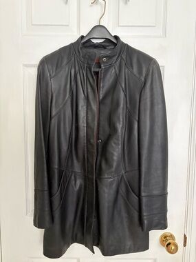 Danier Black Leather Jacket